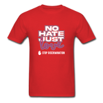 No Hate Just Love - red