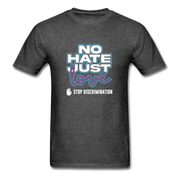 No Hate Just Love - heather black