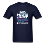 No Hate Just Love - navy