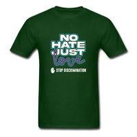 No Hate Just Love - forest green