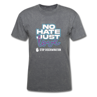 No Hate Just Love - mineral charcoal gray