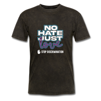 No Hate Just Love - mineral black