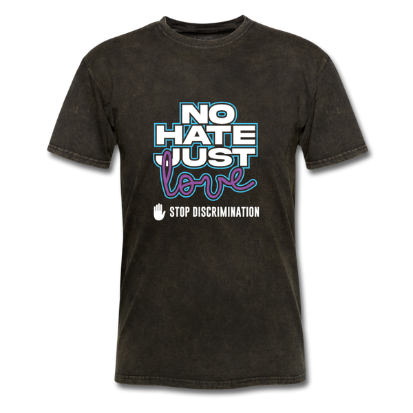 No Hate Just Love - mineral black