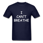 I Can't Breathe - navy