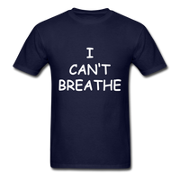 I Can't Breathe - navy