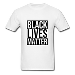Black Lives Matter - white