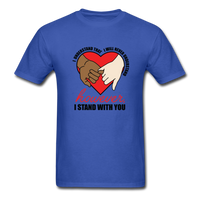 I Stand With You - royal blue
