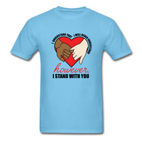 I Stand With You - aquatic blue