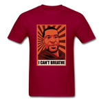I Can't Breathe - dark red