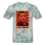 I Can't Breathe - military green tie dye