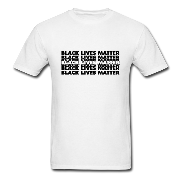 Black Lives Matter - white