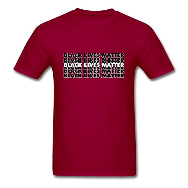 Black Lives Matter - dark red