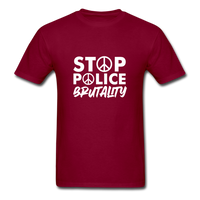 Stop Police - burgundy
