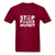 Stop Police - burgundy