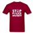 Stop Police - dark red