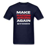 Make Racism Wrong Again - navy