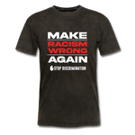 Make Racism Wrong Again - mineral black