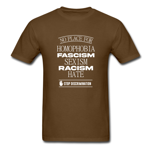 No Place For Hate - brown