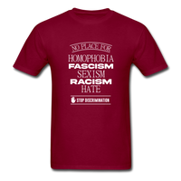 No Place For Hate - burgundy