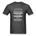 No Place For Hate - heather black
