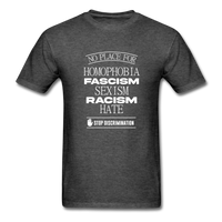 No Place For Hate - heather black