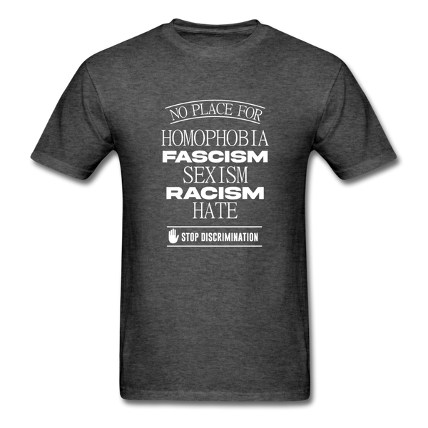 No Place For Hate - heather black