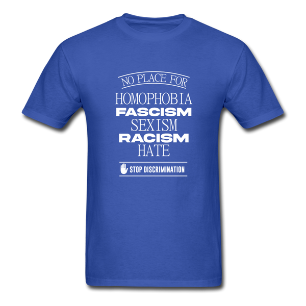 No Place For Hate - royal blue