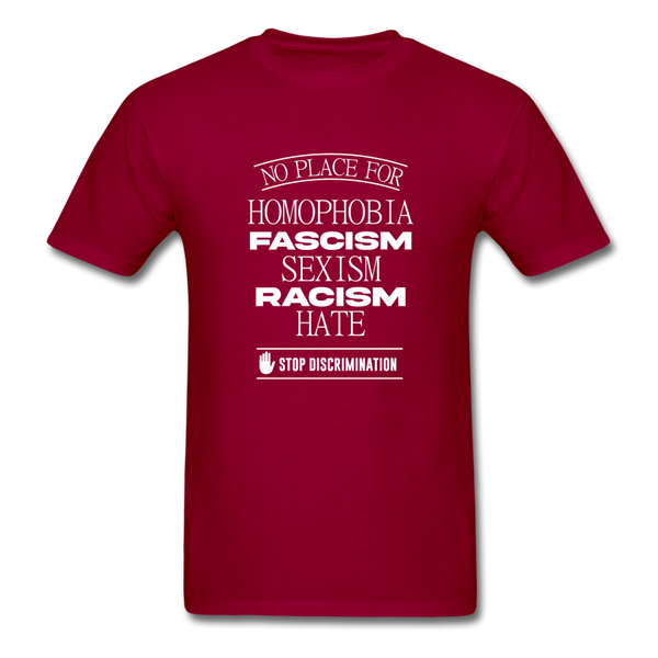 No Place For Hate - dark red