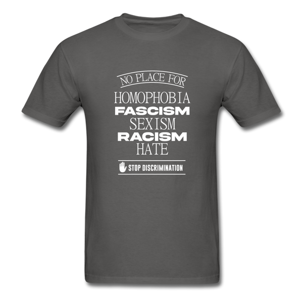 No Place For Hate - charcoal