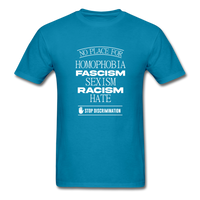 No Place For Hate - turquoise