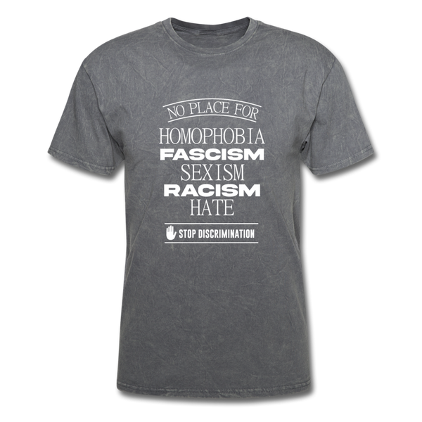 No Place For Hate - mineral charcoal gray