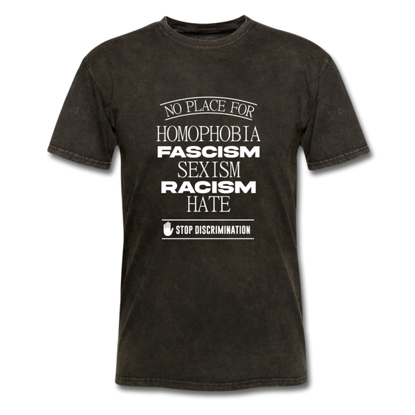 No Place For Hate - mineral black
