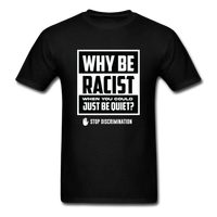 Why Be Racist - black