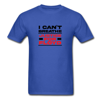 I Can't Breathe - royal blue