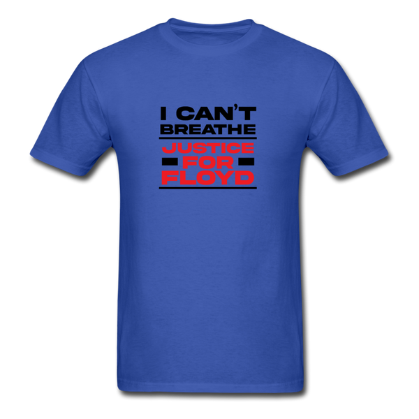 I Can't Breathe - royal blue