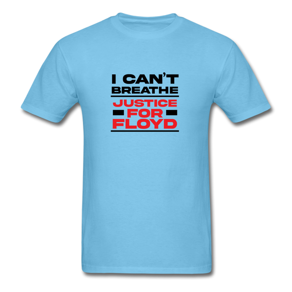 I Can't Breathe - aquatic blue