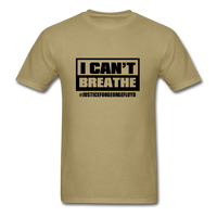 I Can't Breathe - khaki