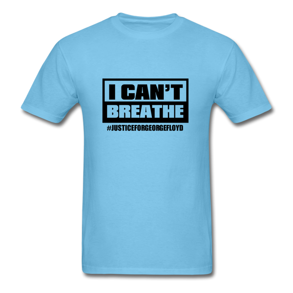 I Can't Breathe - aquatic blue