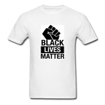 Black Lives Matter - white