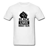 Black Lives Matter - white
