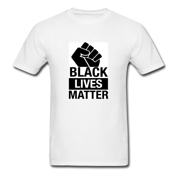 Black Lives Matter - white