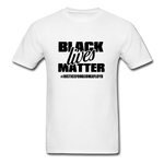 Black Lives Matter - white