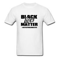 Black Lives Matter - white