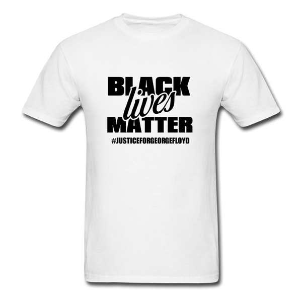 Black Lives Matter - white