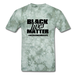Black Lives Matter - military green tie dye