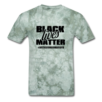 Black Lives Matter - military green tie dye