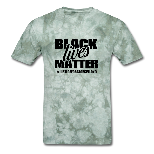Black Lives Matter - military green tie dye