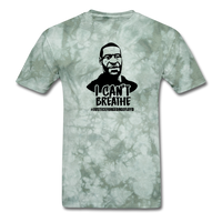 I Can't Breathe - military green tie dye