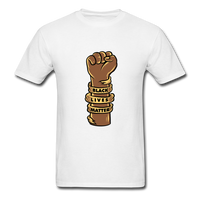 Black Lives Matter - white