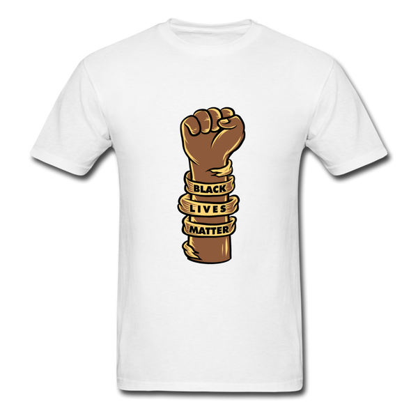 Black Lives Matter - white